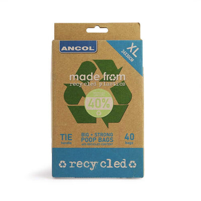 Ancol Made From Flat Pack Poop Bags 40 Bags